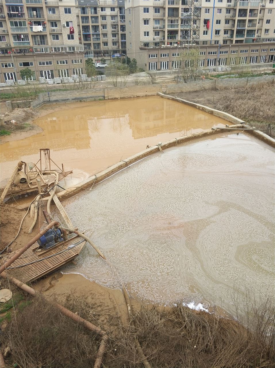 江山沉淀池淤泥清理-厂区废水池淤泥清淤