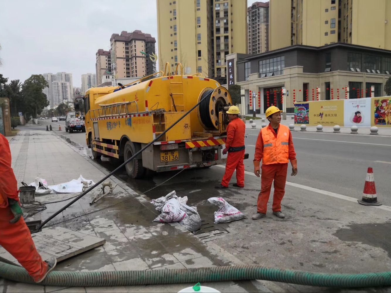 江山排污管道清淤-管道清洗